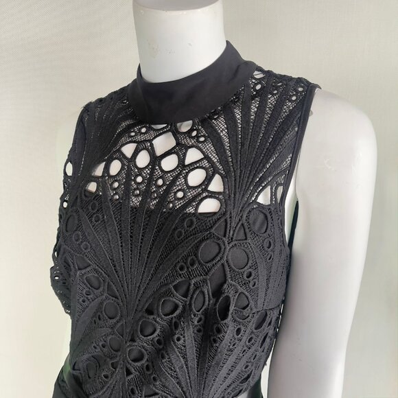 NEW Frank Lyman Long Black Dress/Jumpsuit - Picture 2 of 10